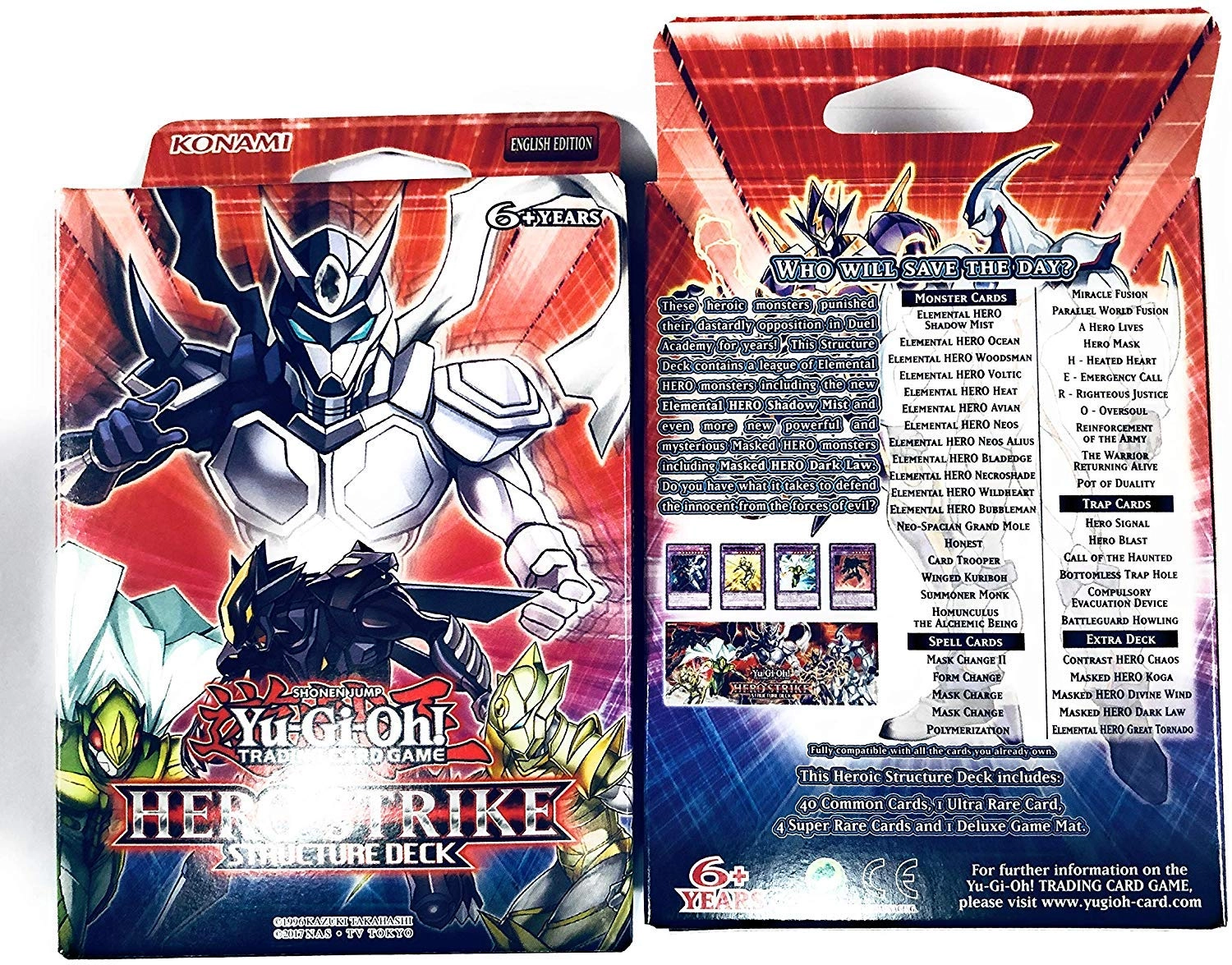 Konami Yu-Gi-Oh Hero Strike Structure Deck - English