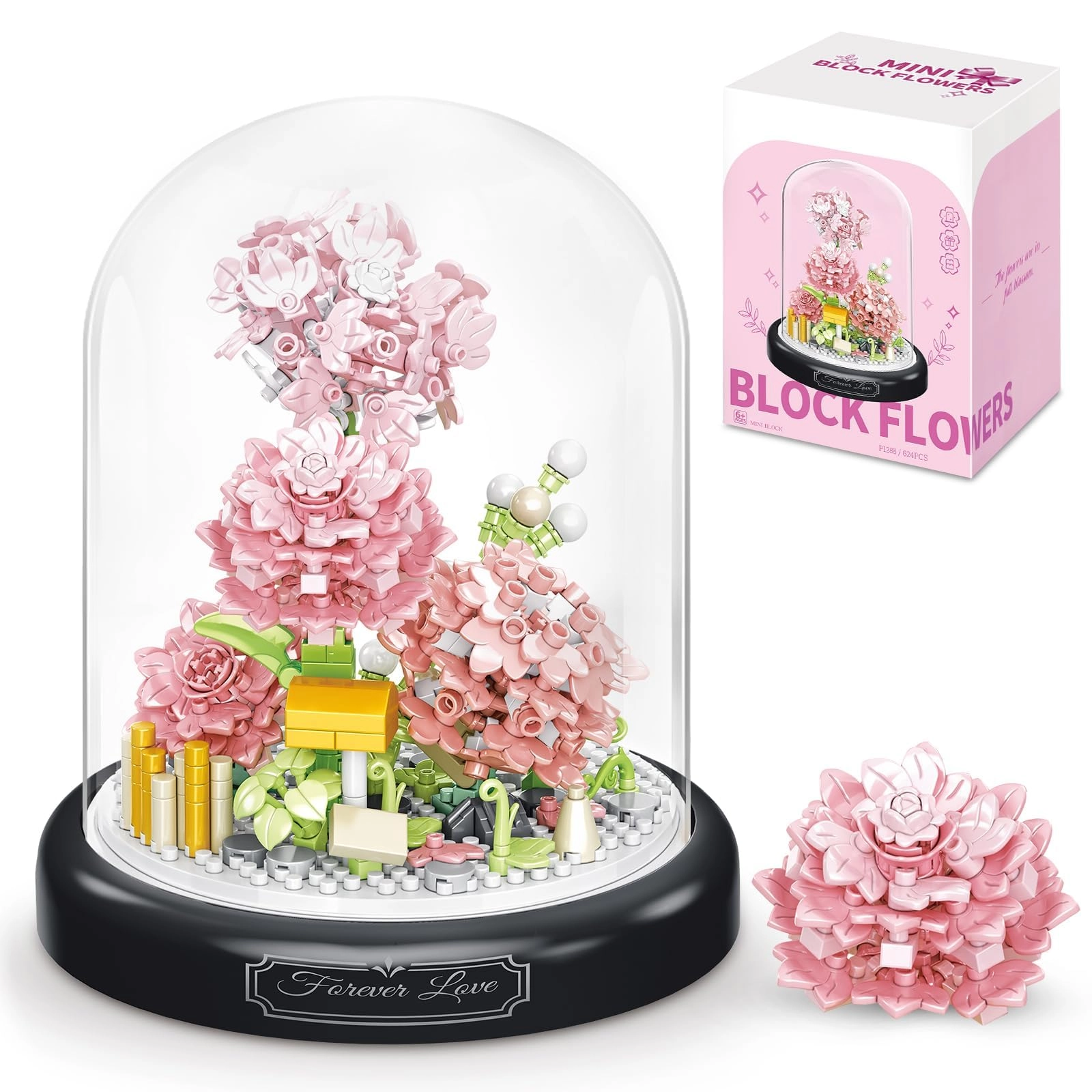 Azonee Flower Bouquet Building Set - 624 piece(s)