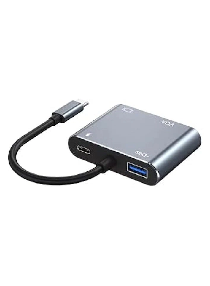 Green Tiger USB-C Hub - HDMI VGA 100W PD