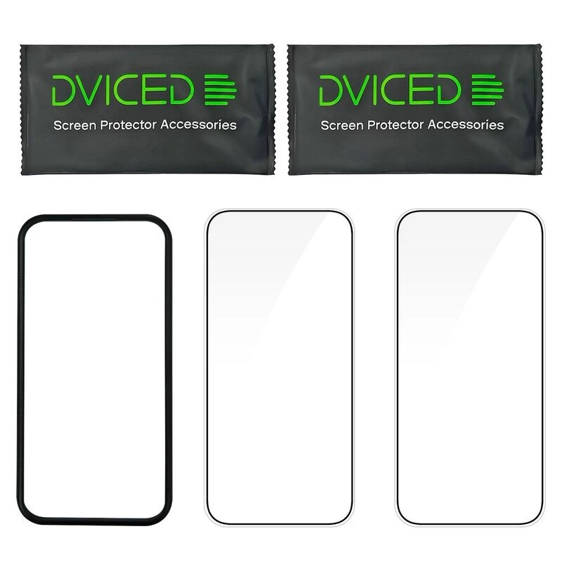 Clear Tempered Glass Screen Protector for iPhone 16 Pro Max (2-Pack)