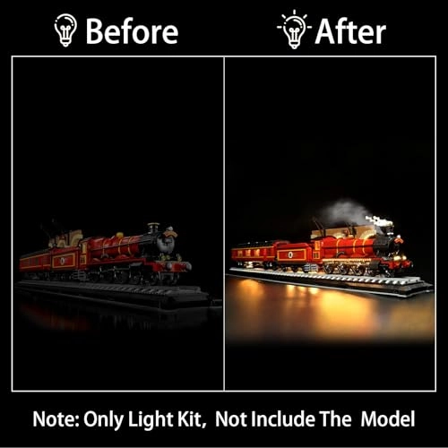 LED Light Kit for LEGO 76405 Hog-warts Express - ABS