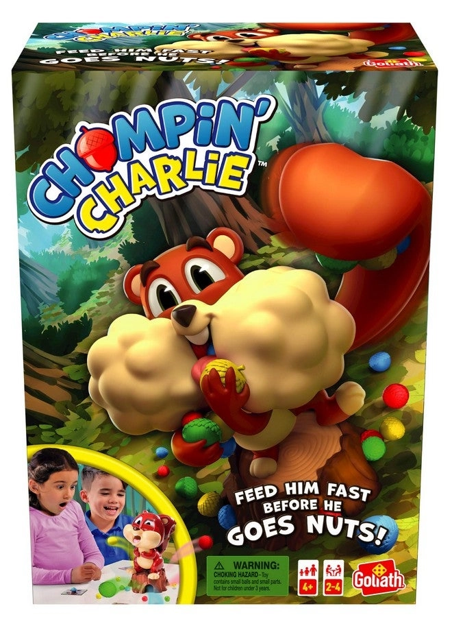 Goliath Chompin' Charlie: Feed The Squirrel Acorns and Race to Collect Them When They Scatter