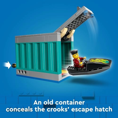 City Police Speedboat and Crooks' Hideout (60417)