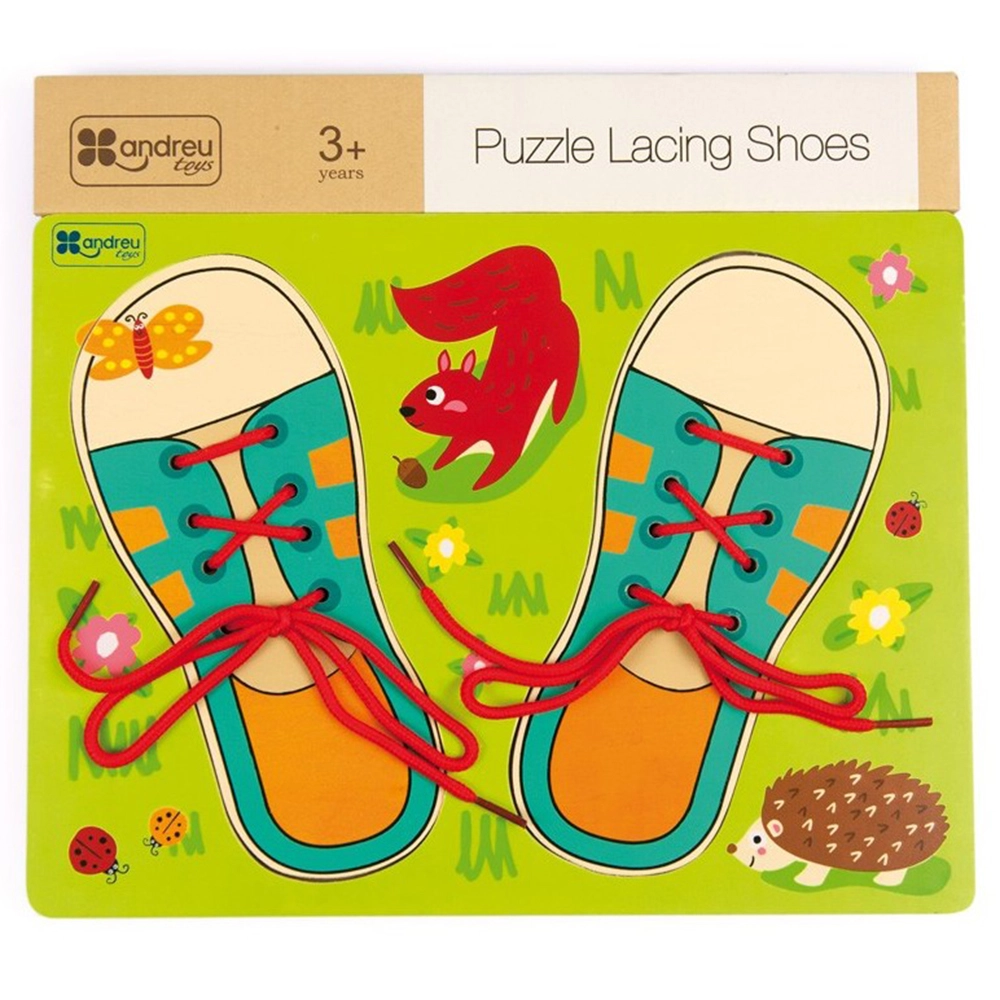 Lacing Shoes Puzzle - Suitable for 3 years and above