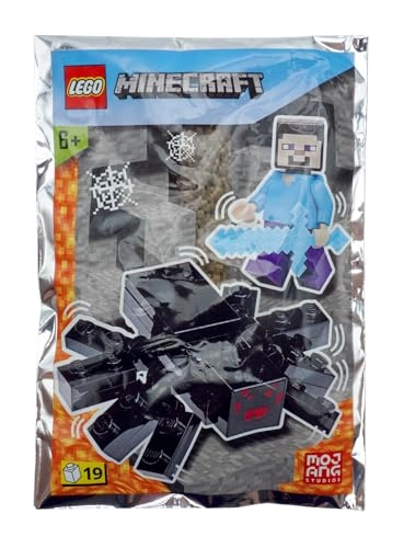 Minecraft - Steve with Pick Axe and Spider (MNC356347)