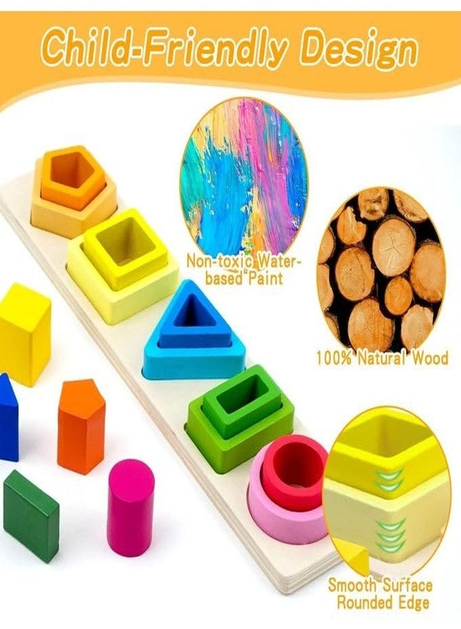 5-in-1 Shapes Stacker - 1-3 Year Olds