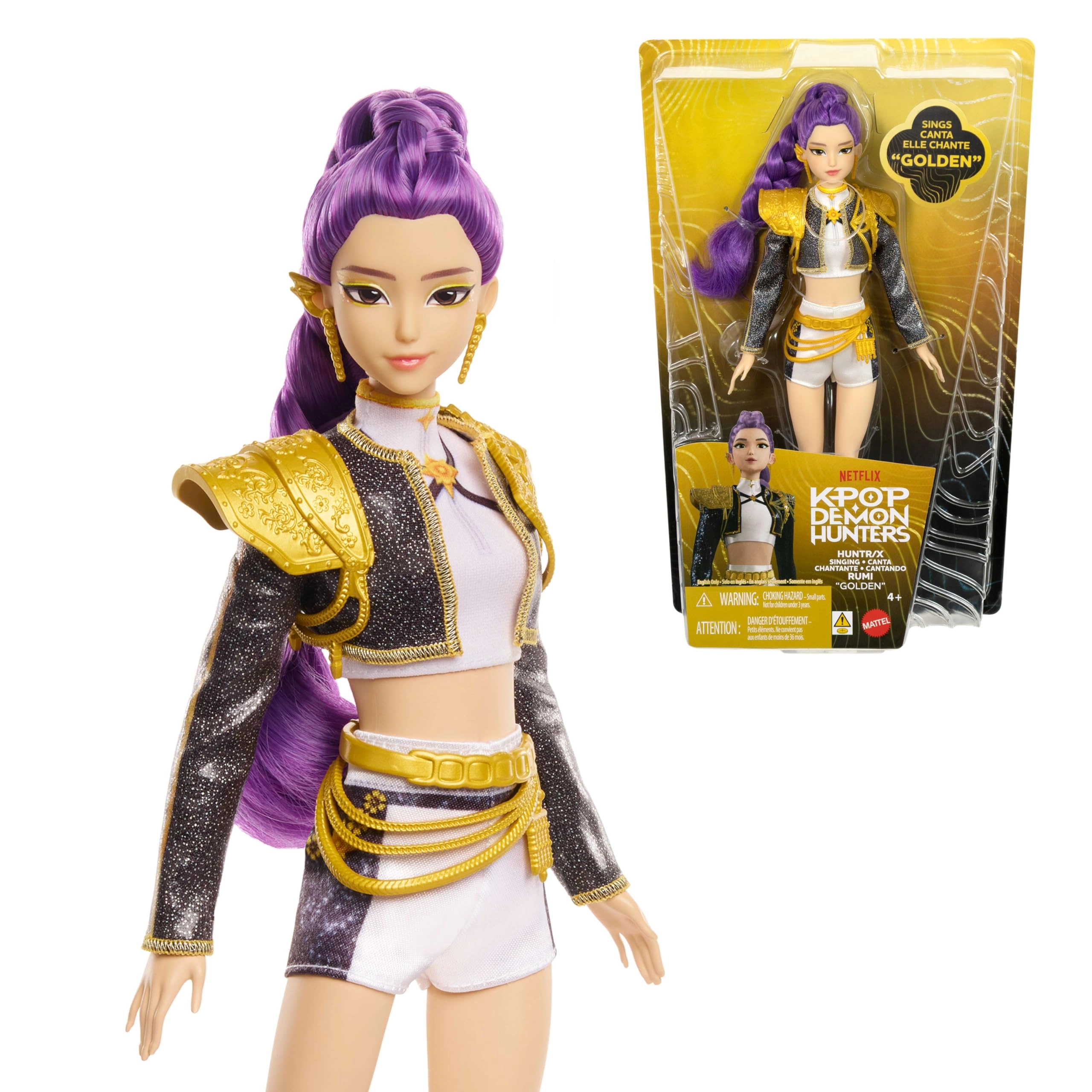 Mattel Rumi Doll - Singing KPop Demon Hunters Ages 6+