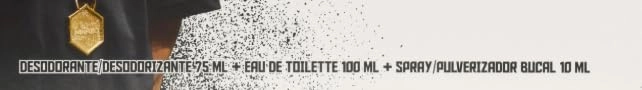 Eau de Toilette + Deodorant + Mouth Spray - Top notes: A fruity and fresh start is perceived, with mentions of citrus notes such as bergamot.