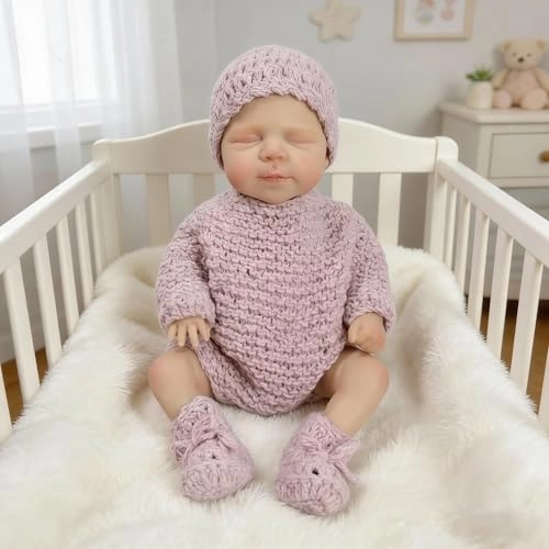 Reborn Baby Doll - 12 inch Full Silicone Girl Ages 3+
