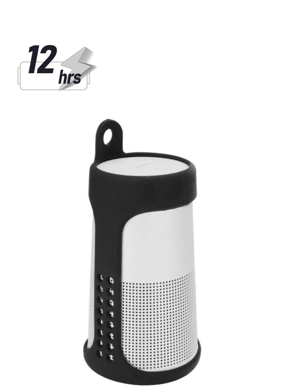 NIBEMINENT Shockproof Bluetooth Speaker - 12 H