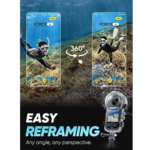 X3 - 360 5.7K + Case + Invisible Selfie Stick - 70cm + Extra Battery + Lens Cap + Memory Card - 64GB