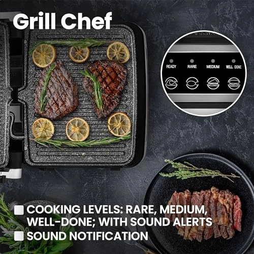GRILL CHEF 2.0 - 2 zone(s) 29 x 23 cm