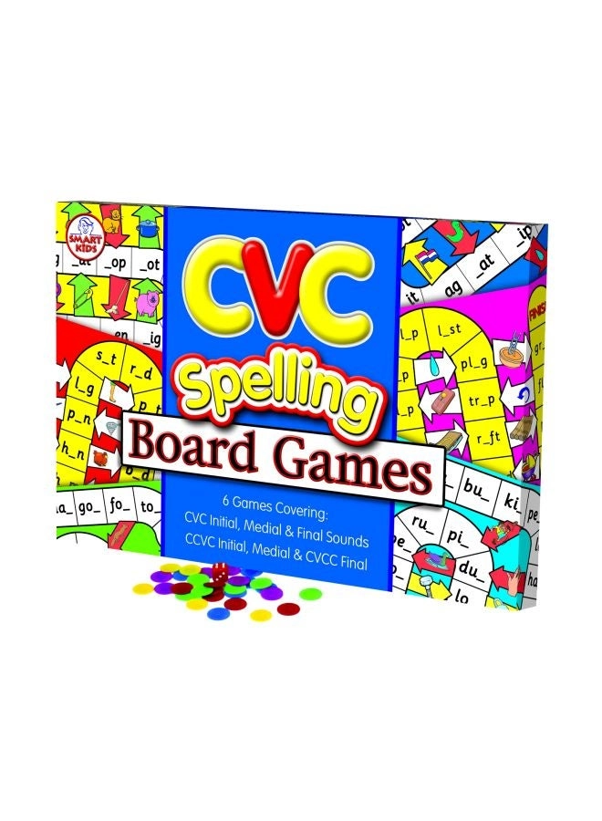 CVC Spelling Board Game - 6+ Years