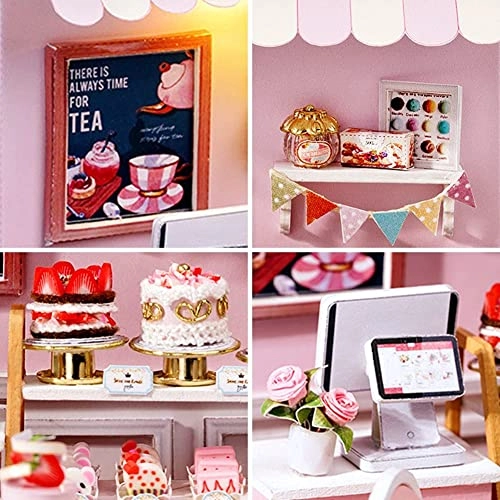 Miniature Wooden Dollhouse Furniture Kit - Creative Room 1:24