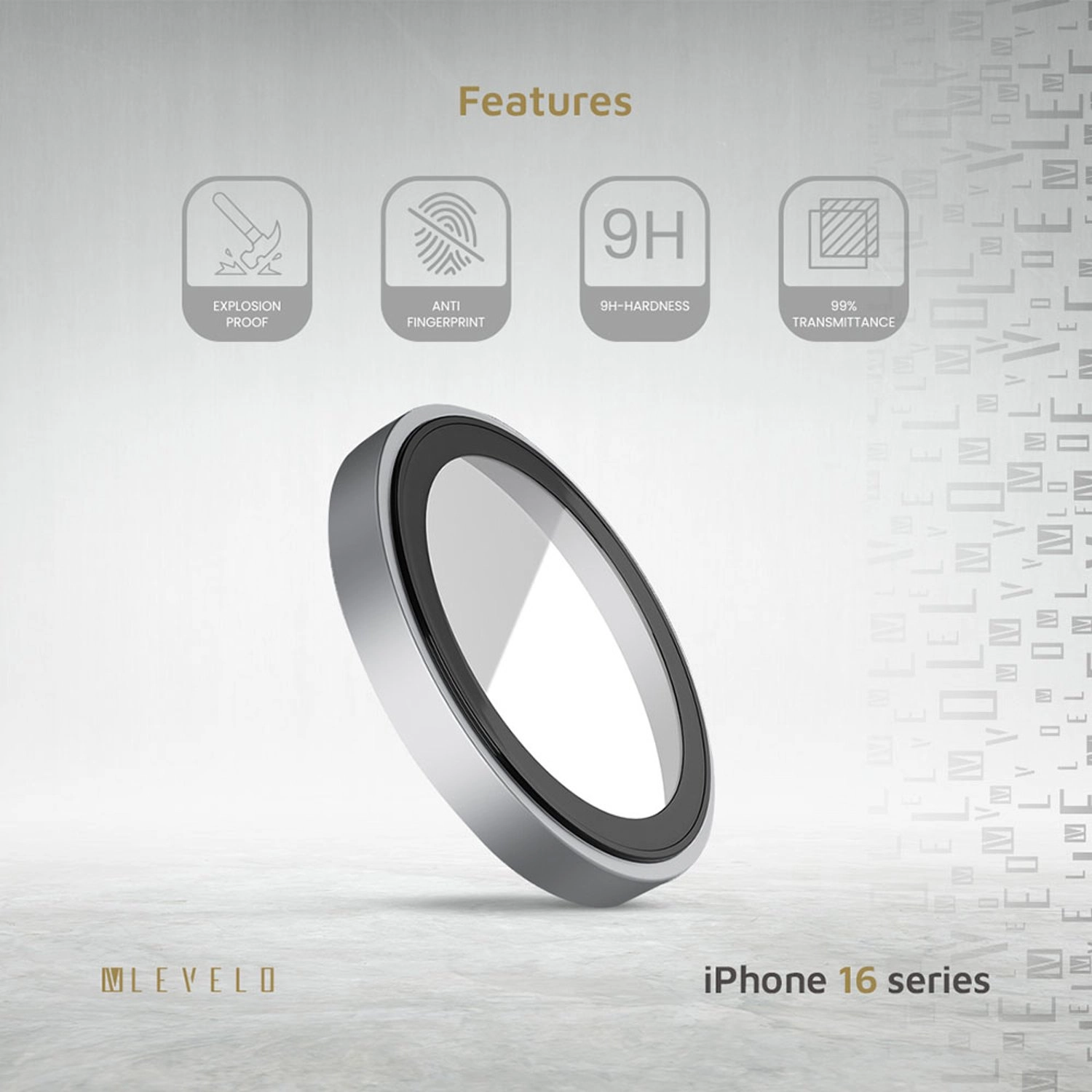 Anti-Fingerprint Glass Camera Lens Protector for iPhone 16 Pro / iPhone 16 Pro Max