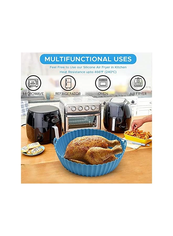 Air Fryer Silicone Pot - silicon 1 x Silicone Air Fryer