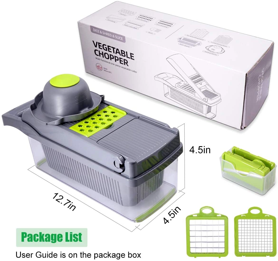 Vegetable Chopper - 7 in 1 with Container