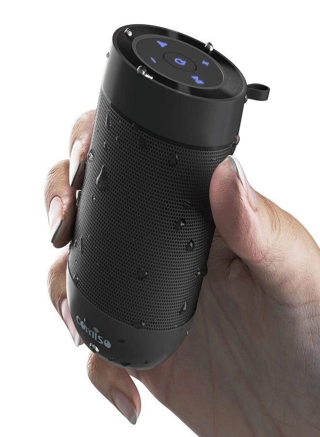comiso Portable Bluetooth Speaker - Waterproof Wireless 12H Playtime