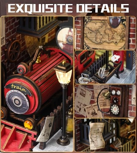 Book Nook Kit - Fantasy Train Platform