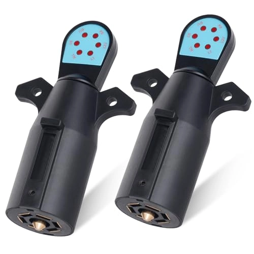 7Pin Plug - 7 Way Tester Red Led