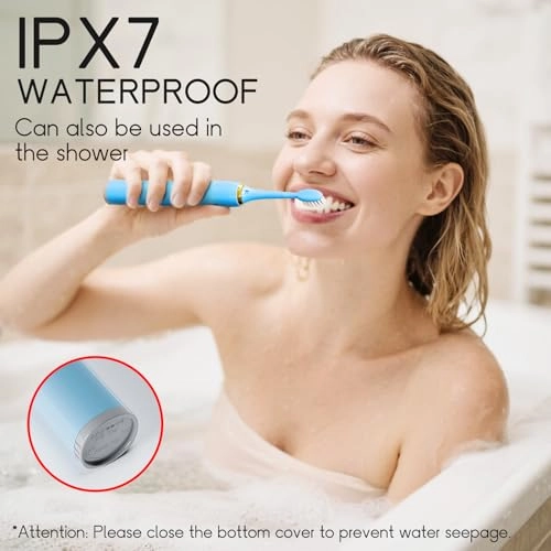 Sonic Electric Toothbrush - 42,000 VPM 2 Minute Timer 5 Modes Pack