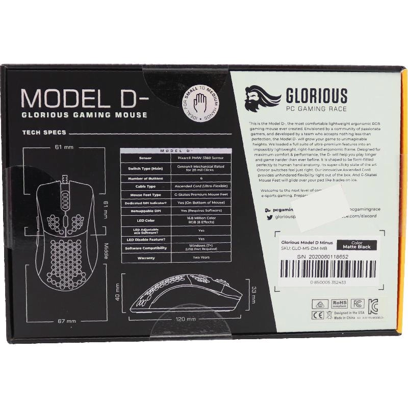 Model D Gaming Mouse - Wired