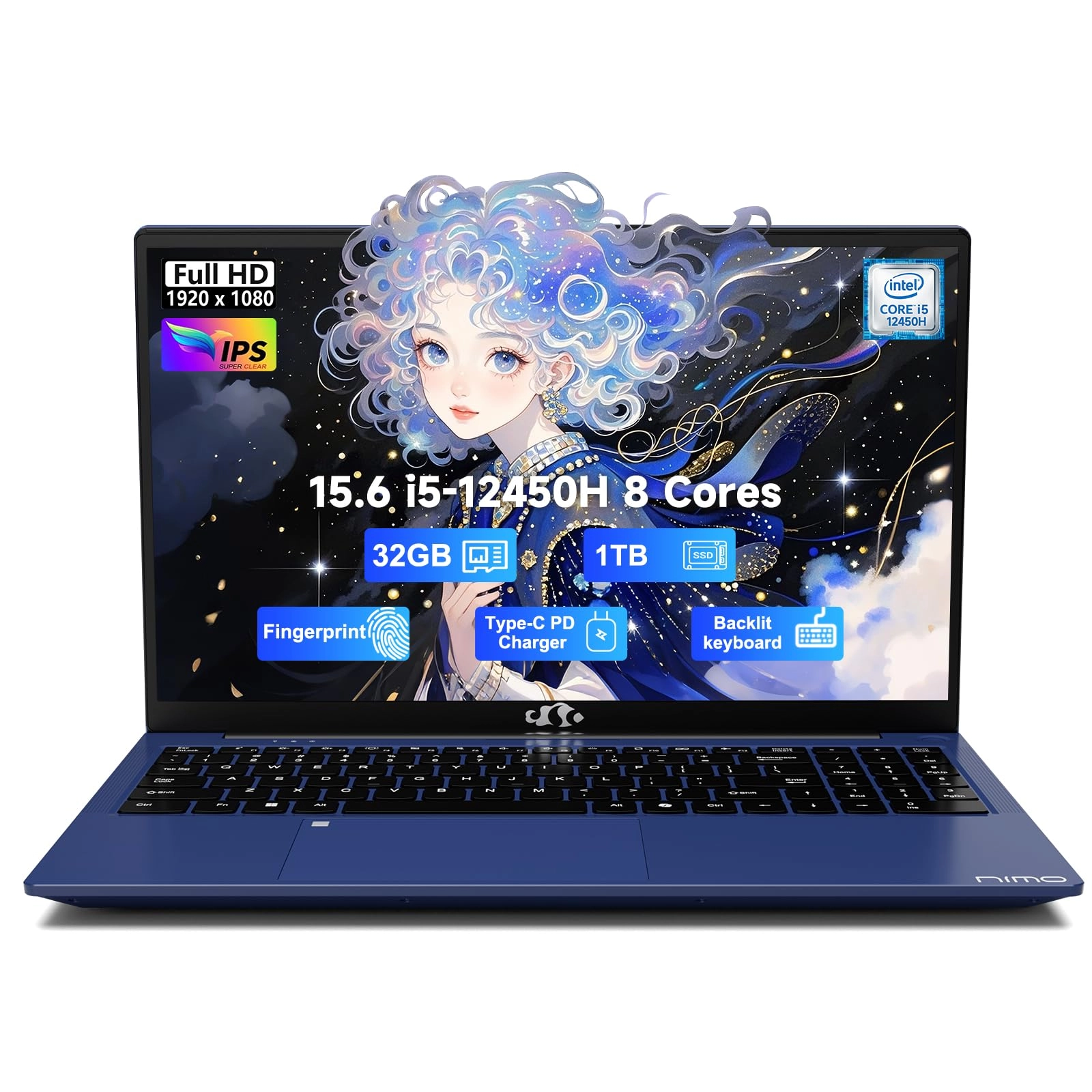 Electronic Nimo S.A. N156B N156 - 15.6'' Core i5-12450H 32GB DDR4 1TB SSD