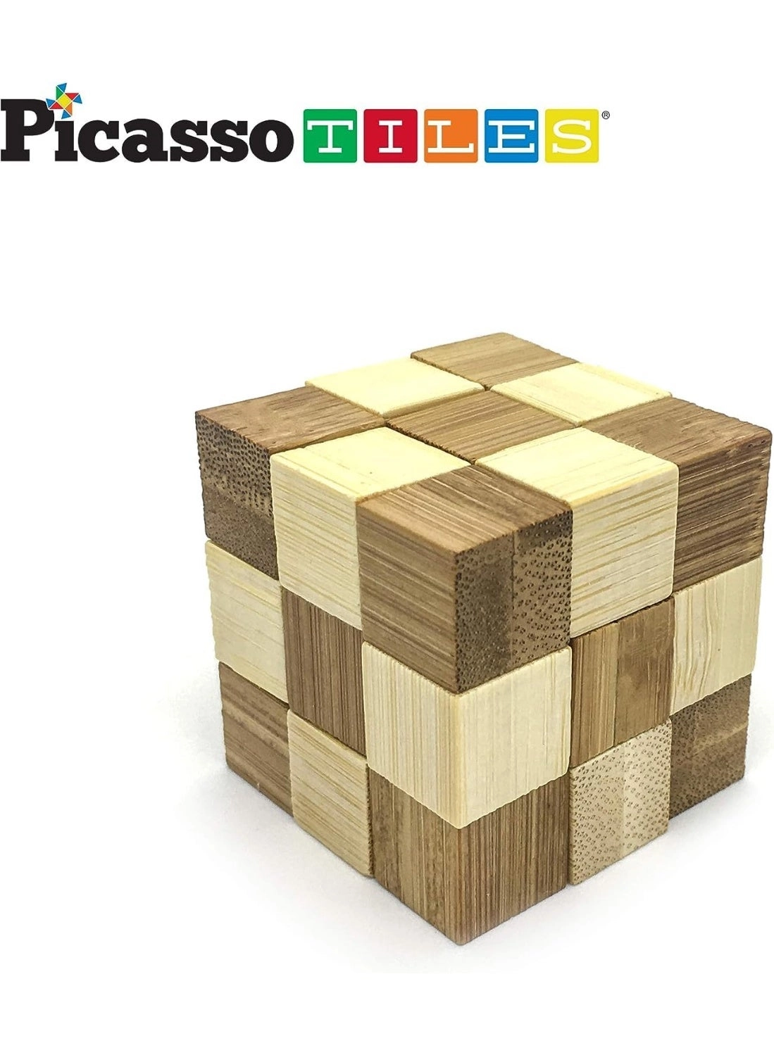 Wooden Interlocking Puzzle - 3+ 8 pieces