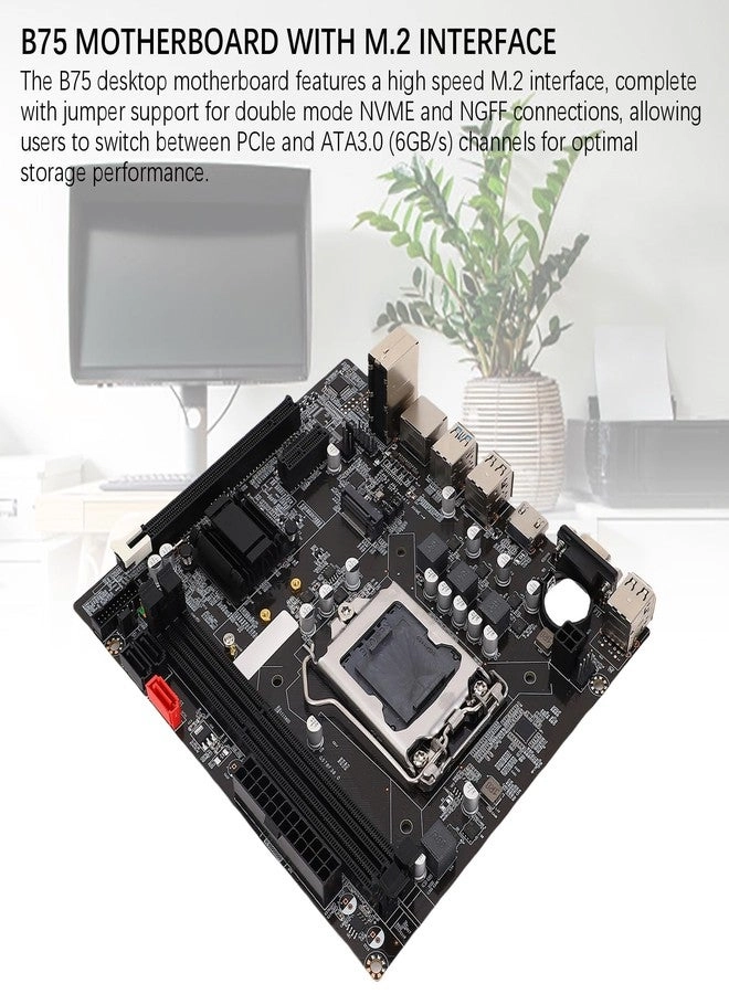 B75 LGA1155 - Micro ATX 2 * 8GB DDR3 PCIe 3.0