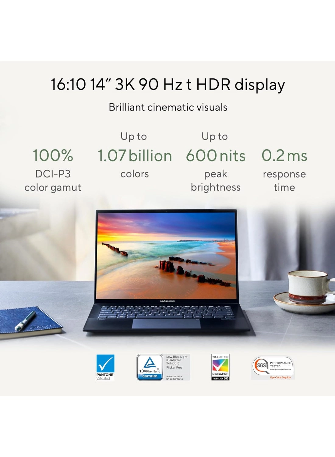 Zenbook 14 - 14'' Ryzen 5-7430U 8GB 512GB SSD