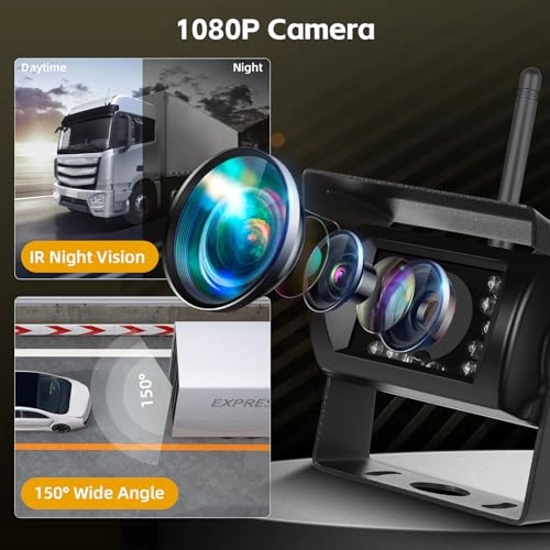 Wireless Digital Backup Camera - Night Vision 1080P