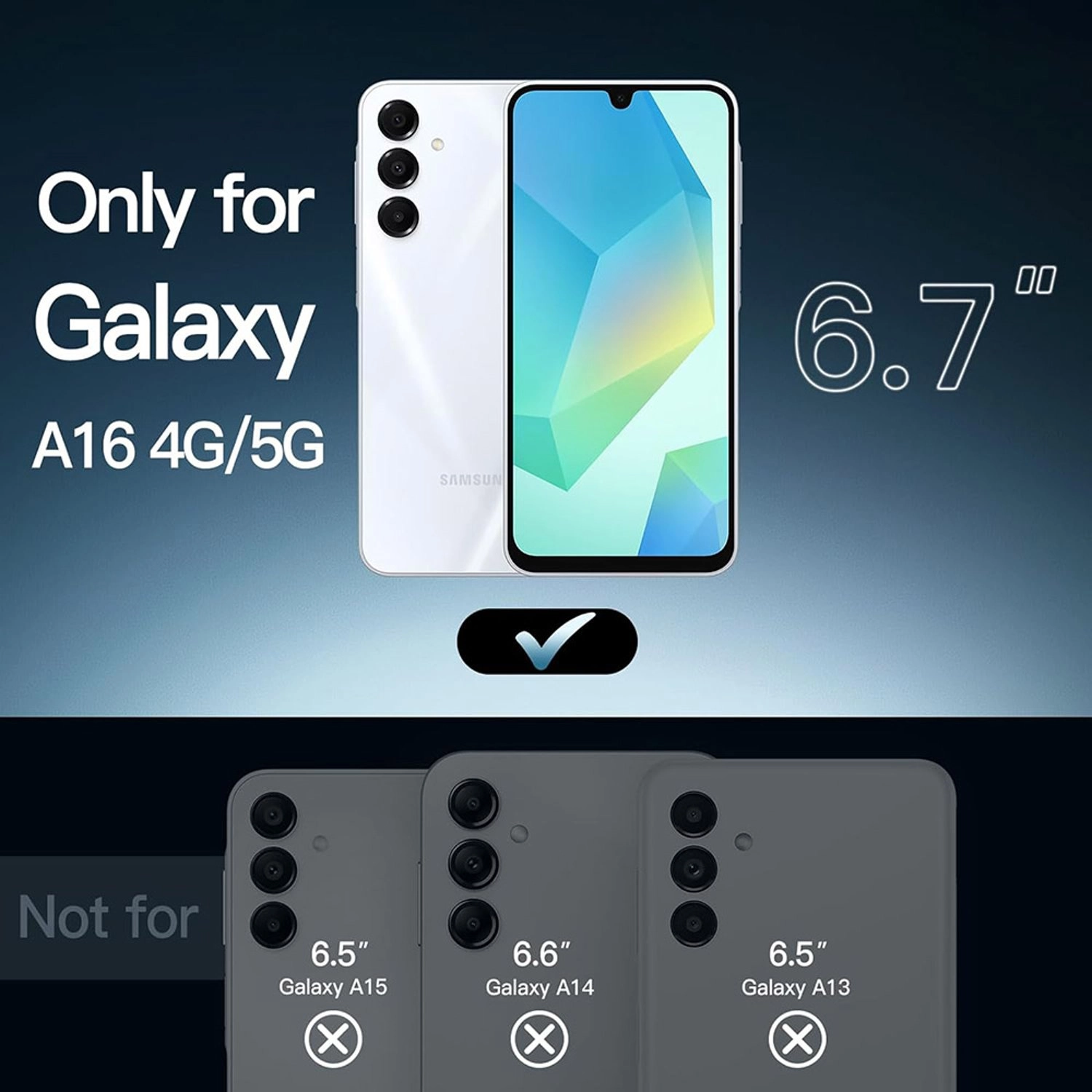 Clear Case for Samsung Galaxy A16