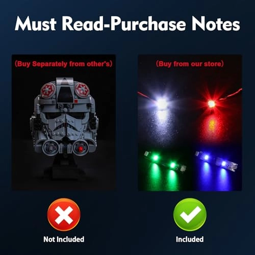 LED Light - ATAT Driver Helmet 75429 Light Control Version