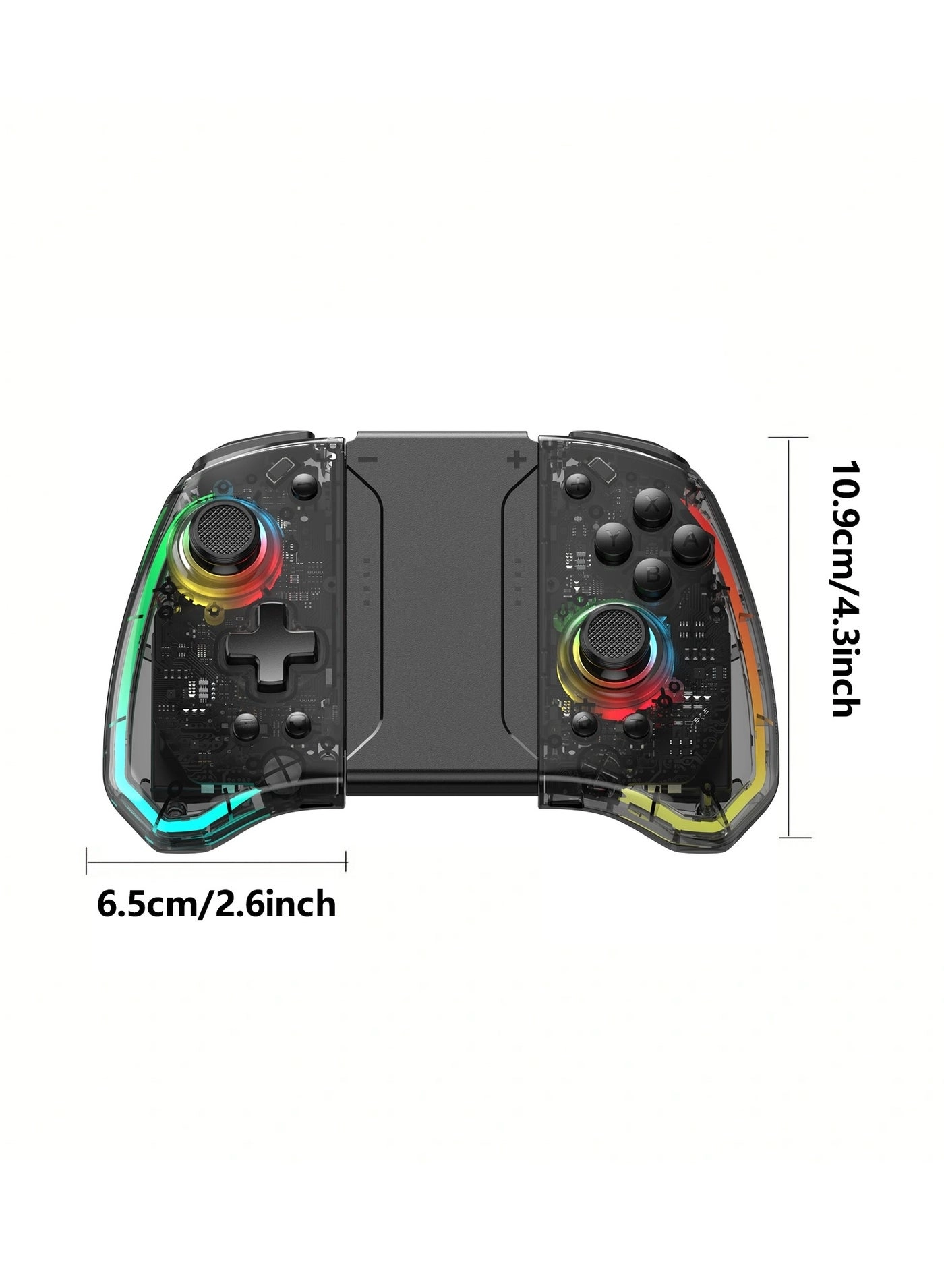 KS40 - Transparent Black Nintendo Switch