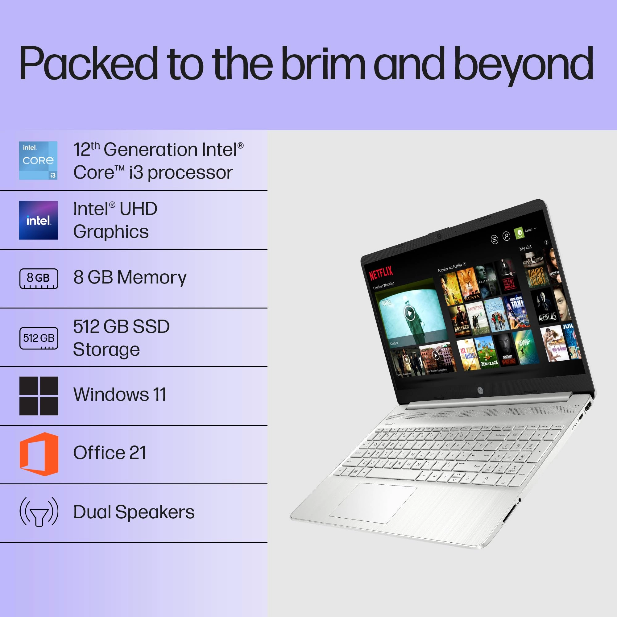 15s - 15.6" 512GB 8GB Core i3-1215U