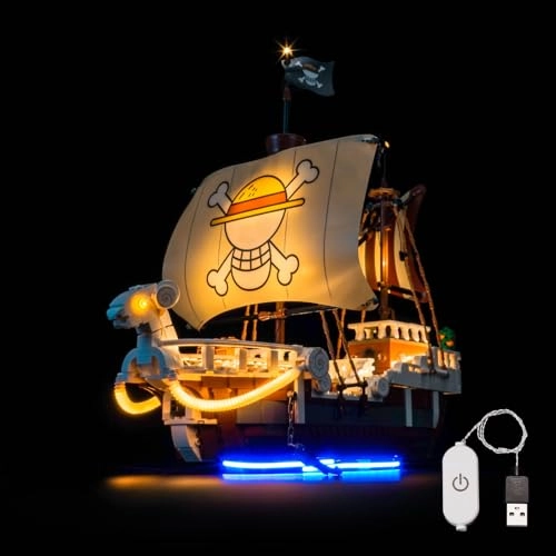 LocoLee Light kit Compatible with Lego 75639 The Going Merry Pirate Ship - LED USB Powered
