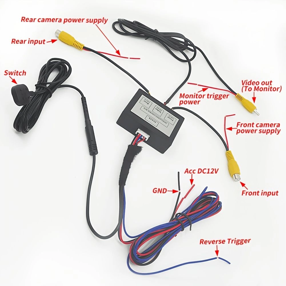 2 Way Reversing Camera Control Box - HD