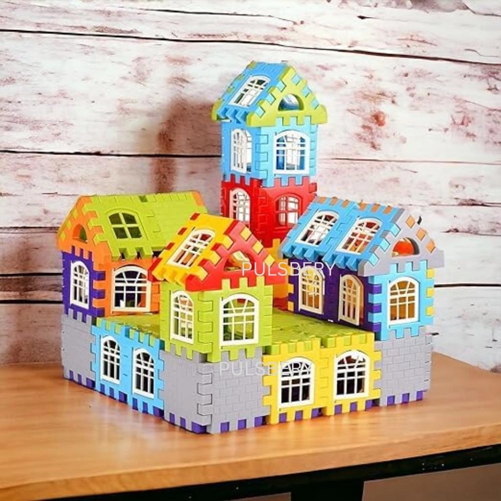 My Happy House Home Building Blocks - 72 pcs