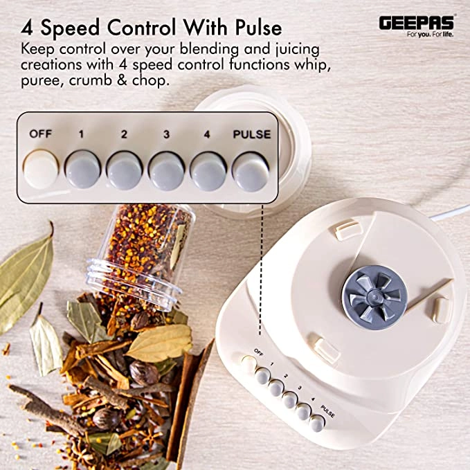 GSB5409N - 2 in 1 Stainless Steel Blades 2 Speed with Pulse