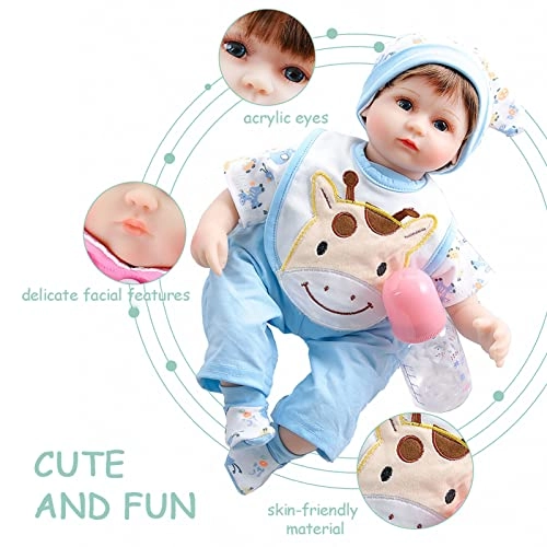 Reborn Baby Doll - 18 Inch 45cm Soft Vinyl Girl