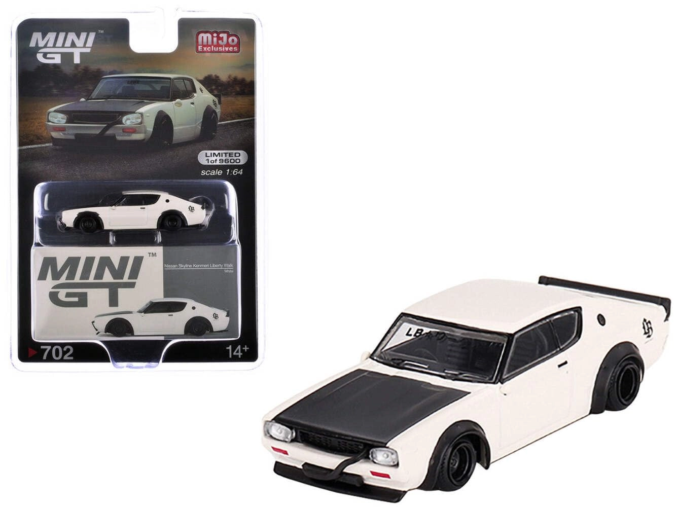 mini gt models Skyline Kenmeri Liberty Walk - 1:64