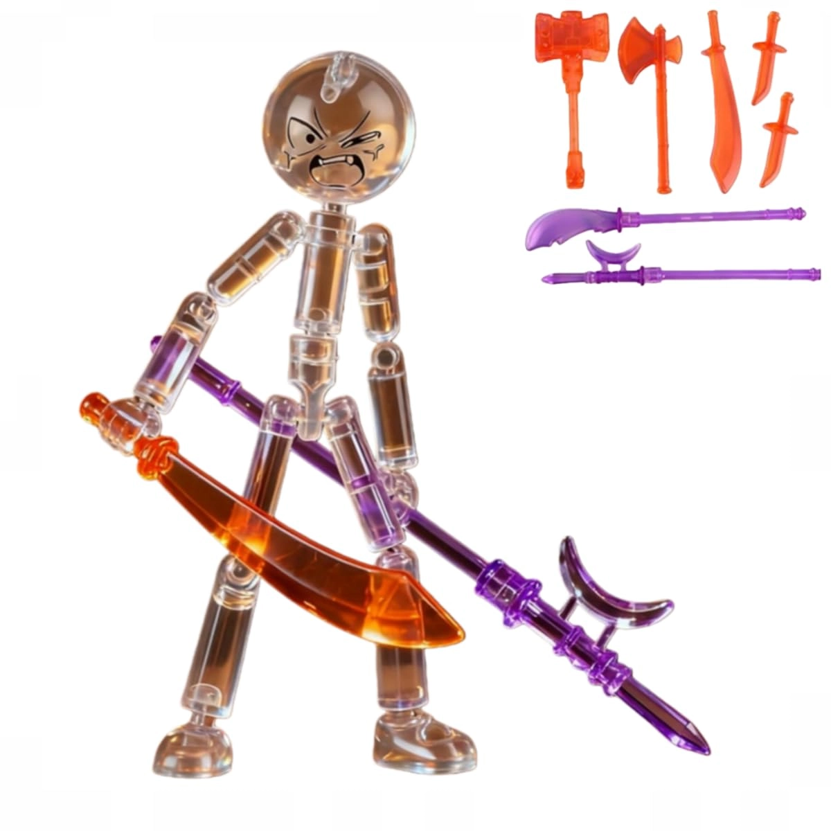 zhangzhiyong188 Collectable Action Figures Set - 7 Weapons