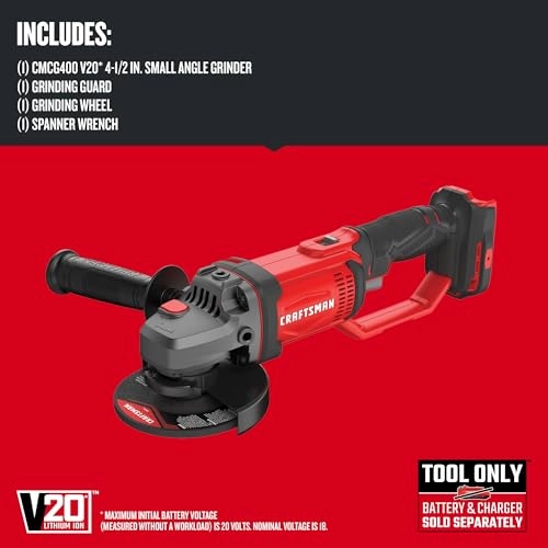 V20 Angle Grinder - 4-1/2-inch