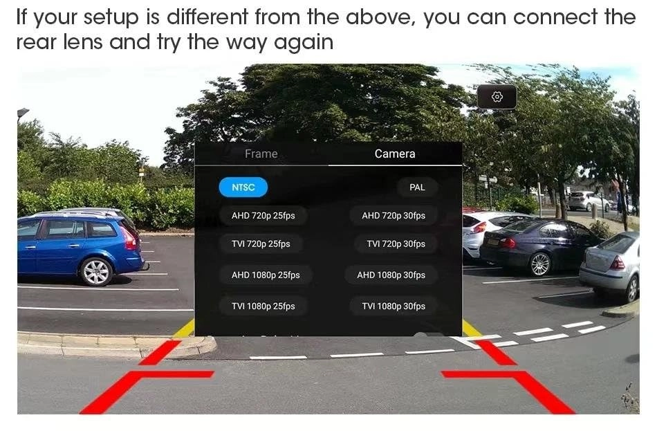 HD Car Rear View Camera - Wire AHD1080P