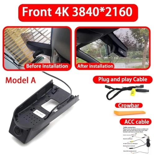 Dash Cam for Jetour T2 - 4K 2160P