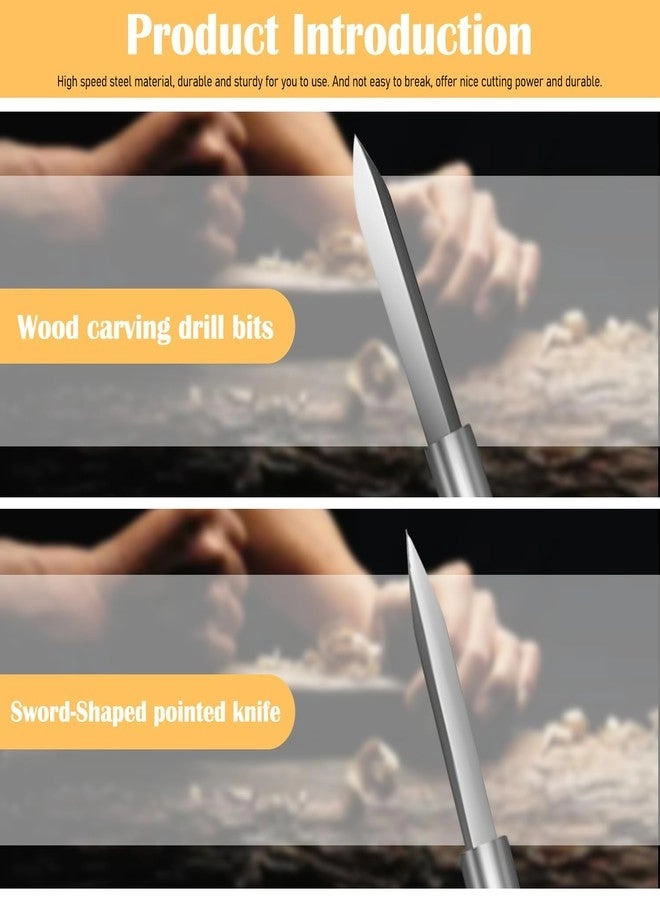 Wood Bits Detail Carving Tools Set - 6Pcs