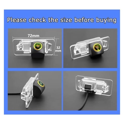 Intelligent Dynamic Trajectory Car Rear View Camera - Night Vision Wire 4K AHD 1080P