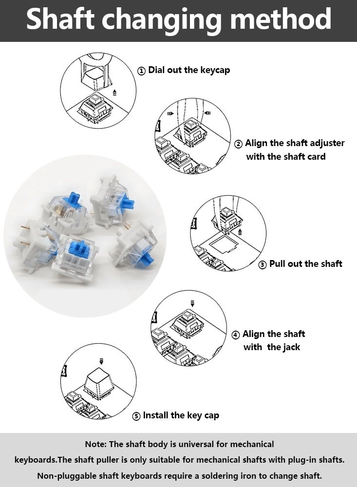 Outemu Blue Switch - 110 piece(s)