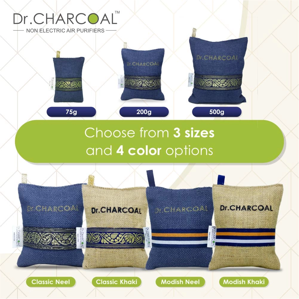 Fridge Deodorizer - 75gm Activated Charcoal