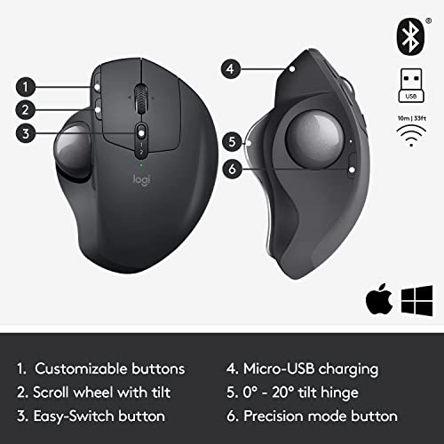 MX ERGO Trackball - Bluetooth